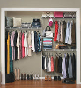 ClosetMaid wire closet organizer system fixed-mount for sturdy storage in any closet