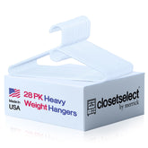 ClosetSelect ultra heavy duty plastic hanger for jackets with sturdy support