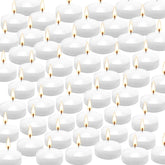 CLTNIKET 2-inch white floating candle on water for serene ambiance.