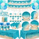 CMUSKO beach party banner adds festive ocean vibes to birthdays