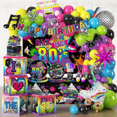 Cocomigo back-to-80s backdrop enhances retro party photo moments