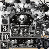 Cocomigo Death to My Twenties banner enhances 30th birthday decor and mood