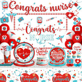 Cocomigo nurse graduation banner for photos and celebration