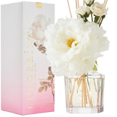 COCORRÍNA Peony Garden diffuser bottle adds a refined floral scent to any room