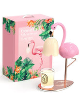 Codogoy Flamingo candle warmer front view adds cozy ambiance and safe fragrance diffusion