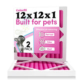 Colorfil 12x12x1 air filter pack ready for installation to improve indoor air quality.