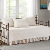 Comfort Spaces Kianna daybed cover with quilted top view highlighting all-season warmth
