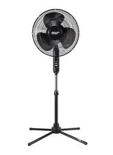 Comfort Zone 16-inch pedestal fan assembled for cooling and easy use.