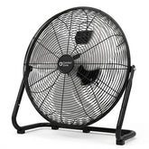Comfort Zone 20-inch high-velocity fan front view for powerful garage cooling.