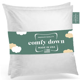 ComfyDown 22x22 insert front view adds plush fluff to your sofa