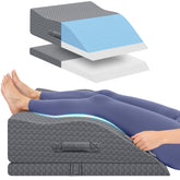ComfyInLove Elevation Pillow shown at 6-inch height for leg elevation and rest