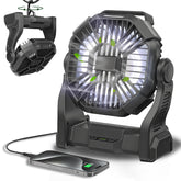 CONBOLA portable fan with 25400mAh battery for long outdoor cooling.