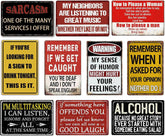 CONHUIDF funny bar signs for home bar add vintage vibe.