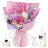 Cooeach preserved pink bouquet displayed as timeless home decor