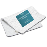 Coop Home Goods Cool Side Queen Pillowcase with dual fabric sides for all-season comfort.