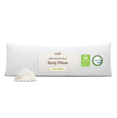 Coop Home Goods Original Adjustable Body Pillow 20x54 — ideal for full-body support during sleep.