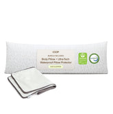 Coop Home Goods original adjustable body pillow 20x54 demonstrates customizable support for side sleeping