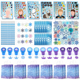 Coosilion Frozen party favors package with diverse inclusions for a joyful birthday celebration