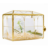 Corvanero wedding card box with slot for easy guest card insertion