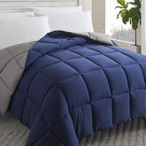 Cosybay blue-grey full size down alternative comforter offers lightweight year‑round warmth