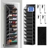Cotohim 10-pocket over-the-door organizer for compact, efficient shoe storage and easy access.