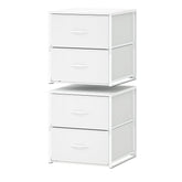 Cottage Charm stackable drawer with wooden top for organized closet spaces.