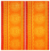Cotton Craft oversized XL beach towel 39x68 on sand, ideal for sunbathing and lounging.
