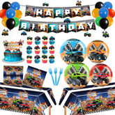 Cowisary Monster Truck banner enhances the party focal point and excitement.