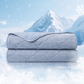 Cozy Bliss double-sided cooling blanket front view showing refreshing touch