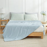 Cozy Bliss cooling comforter king-xl top view showing breathable fabric for hot sleepers