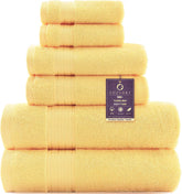 COZYART towel set packaging shows premium hotel-style presentation.