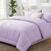 CozyLux full-size lavender bed-in-a-bag demonstrates all-season softness
