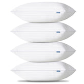 CozyLux pillow 4-pack front view showcases plush, supportive comfort for any sleeping position.