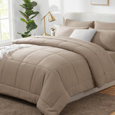 CozyLux queen comforter set main image showing plush all-season warmth