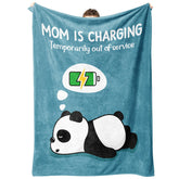 Craftique Mom's Charging Blanket hero view, a cozy gift idea for moms