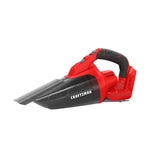 Craftsman V20 cordless hand vacuum front view shows compact, easy handling for quick cleanups.