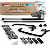 Create-A-Bed queen Murphy kit, vertical front view, space-saving solution for small rooms.