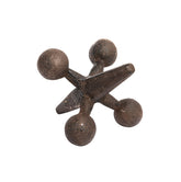 Creative Co-Op retro jack figurine adds vintage charm to shelves.