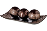 Creative Scents Dublin Brown Tray, stylish living room centerpiece.
