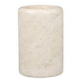 Creative Home natural champagne marble tumbler shows subtle veining for a premium bathroom accent.