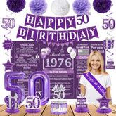 Crenics back in 1976 birthday backdrop for nostalgic photo moments