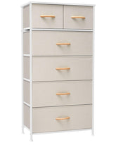 Crestlive dresser front view with six drawers for organized storage.