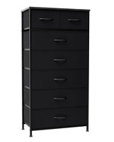 Crestlive Products vertical dresser storage tower with wood top, ideal for bedroom organization.