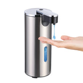 Crevauh automatic soap dispenser front view with touchless sensor for hygienic handwashing.