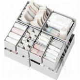 Criusia 12-pack large drawer organizers keep bulky clothing neatly separated