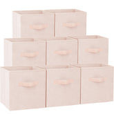 Criusia Storage Cubes 13-inch on-shelf bin keeps items organized and accessible.