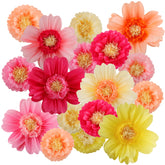 Crowye 20-inch tissue paper flower centerpiece for vibrant wall backdrops at events