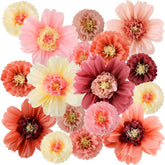 Crowye large 20-inch colorful tissue paper flower for wall decor backdrop