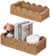 CubesLand over-toilet storage basket with paper rope; tidy bathroom setup.