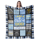 CUJUYO blanket front view highlights cozy warmth for chilly evenings.